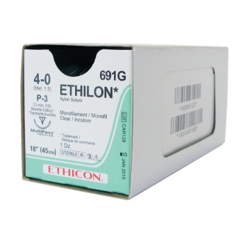 Ethilon 5-0 19mm PS-2 45cm