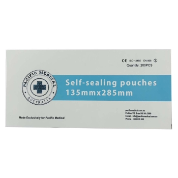 Autoclave Pouch 135 x 285mm Self Seal Pacific