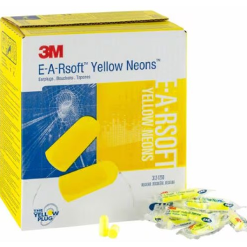 3M E-A-Rsoft Yellow Neon Earplug