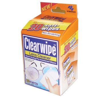 Clearwipe lens cleaner