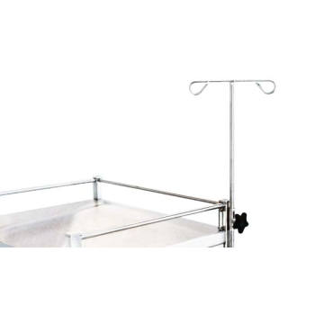 IV Pole Stainless Steel with Clamp for Trolley