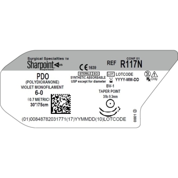 Sharpoint PDO 6-0 9.3mm TP 75cm BV-1 Violet