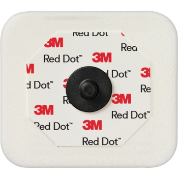 ECG Electrodes Red Dot Foam with Abrader 4 x 3.5cm