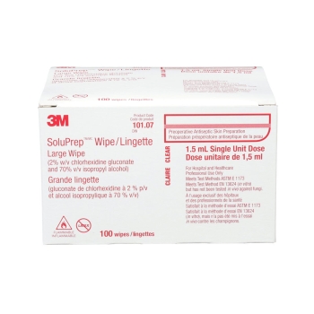 Soluprep Wipes Box 100