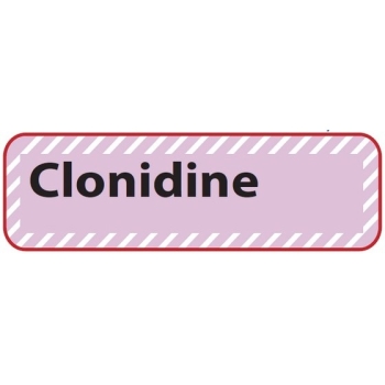 Labels clonidine