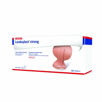 Leukoplast Strong Fingertip Dressing Sterile 50mm x 63mm Tan