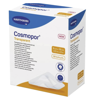 Cosmopor Transparent 9 x 10cm Sterile