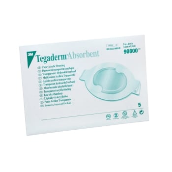 Tegaderm Absorbent Acrylic 7.6 x 9.5cm Dressing