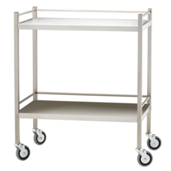 Trolley Stainless Steel - No Drawer - 80x50x90cm