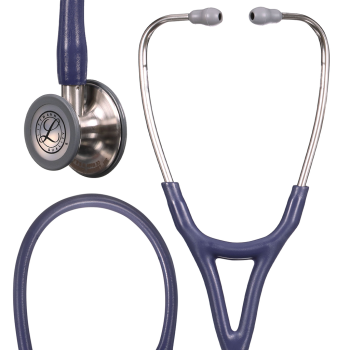 3M Littmann 6187 Cardiology IV Stethoscope; Satin-finish with Midnight Blue Tubing and Stainless Steel Chestpiece