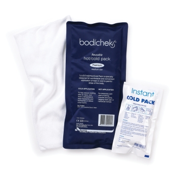Hot/cold pack medium 28x13.5cm with towel bag