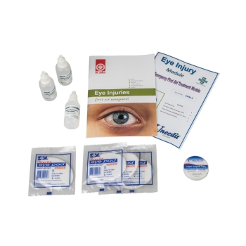 First aid kit eye module