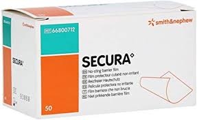 Secura No Sting Barrier Film Wipes