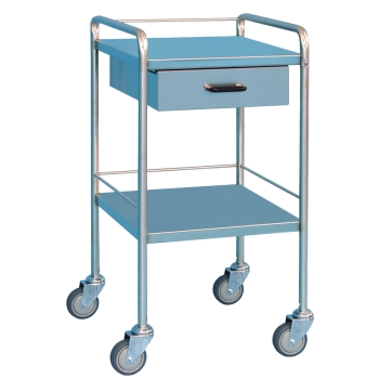 Trolley Stainless Steel 75x50x90cm 2 Drawer