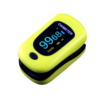 Adult Fingertip Pulse Oximeter - Model PC60B1 Yellow