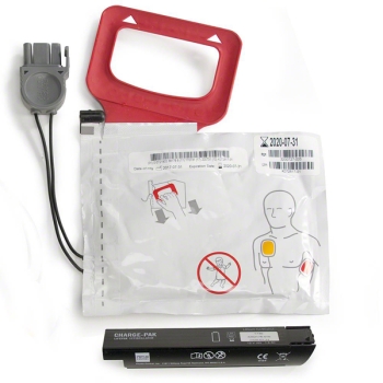 Defibrillator Battery & Adult Pads for Lifepak CR-PLUS
