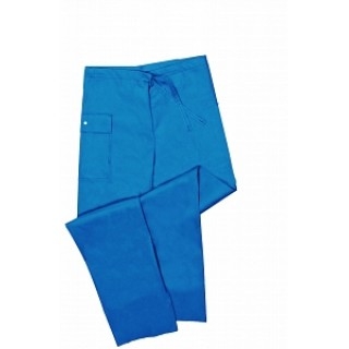 BARRIER Surgical Scrub Pants Blue X-Large Single Use