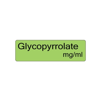 Labels Glycopyrrolate