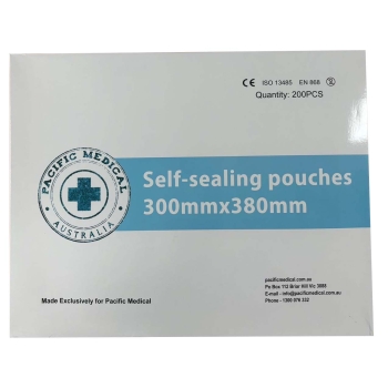Autoclave Pouch 300 x 380mm Self Seal Pacific