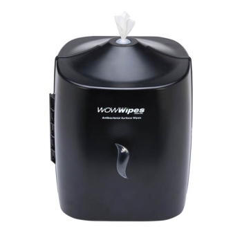 WOW Wipes Wall Dispenser Black