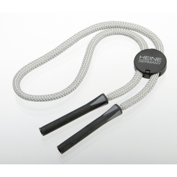 S-frame retaining cord for binocular loupe