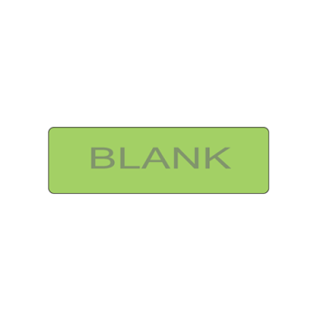 Label green blank