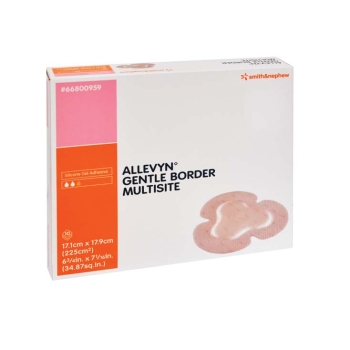 Allevyn Gentle Border Dressing Multisite 17.1 x 17.9cm