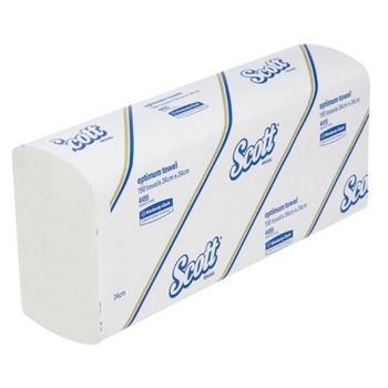 Scott Optimum Towel White 24cm x 24cm