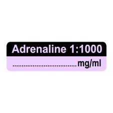 Labels - Adrenaline 1:1000