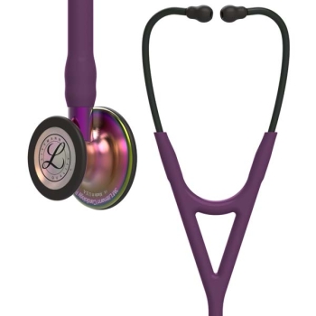 3M Littmann 3M6205 Cardiology IV Stethoscope - Special Edition Rainbow Chestpiece; Plum Tube; Violet Stem; Black Headset