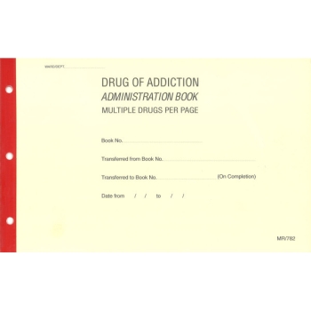 Book Drug of Addiction Mulitple Drug(National)