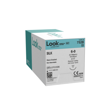 look silk 5-0 15mm rc 45cm c26 black