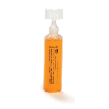 Chlorhexidine 0.015% cetrimide 0.15% 30ml ampoules yellow