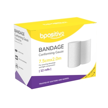 bpositive Bandage Conforming Gauze 7.5cm x 2m
