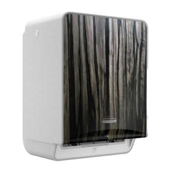 KC ICON Electronic Towel dispenser ebony woodgrain