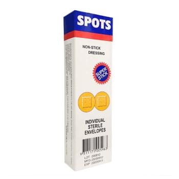 bandaid protect-a-plast spots plastic