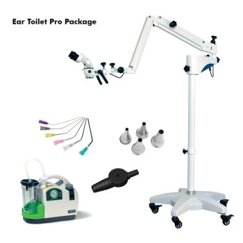 Ear Suction Microscope Pack - Pro Package Includes Suction Unit