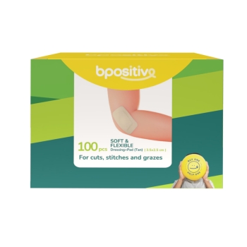 bpositive Biopsy Dressing 2.5 x 3cm Tan