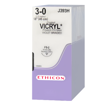 Coated Vicryl 3-0 FS-2 45cm Violet