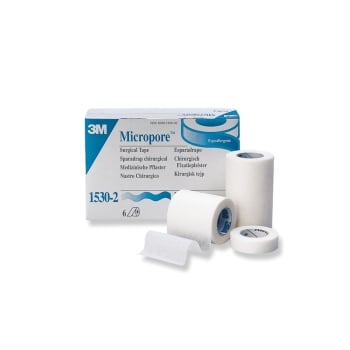 Hypoallergenic adhesive store tape