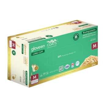 Coats LC Glove Nitrile Medium Biodegradable