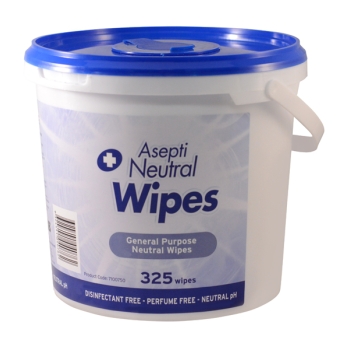 Asepti Neutral Detergent Wipes Bucket