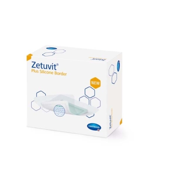 Zetuvit Plus Silicone Border 15 x 25cm