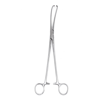 Teale Vulsellum Forceps Curved 25cm Klini