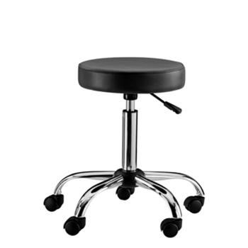 Surgeon Stool Standard Round Gas Lift - Black