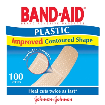 BAND-AID Plastic Adhesive Strips
