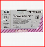 Vicryl Rapide Suture 4/0 PS-2 75cm