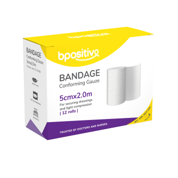 bpositive  Bandage Conforming Gauze 5cm x 2m