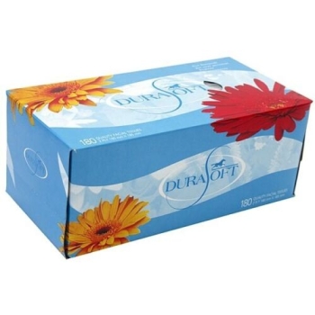 Facial Tissues Durasoft 2 Ply 180 Tissues Per Box