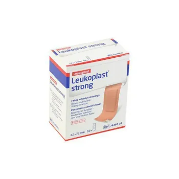 Leukoplast Fabric Dressing 2.2 cm x 7.2 cm Sterile Tan